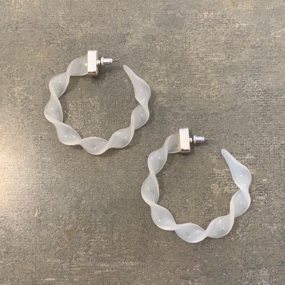 Twisty Hoop Earrings